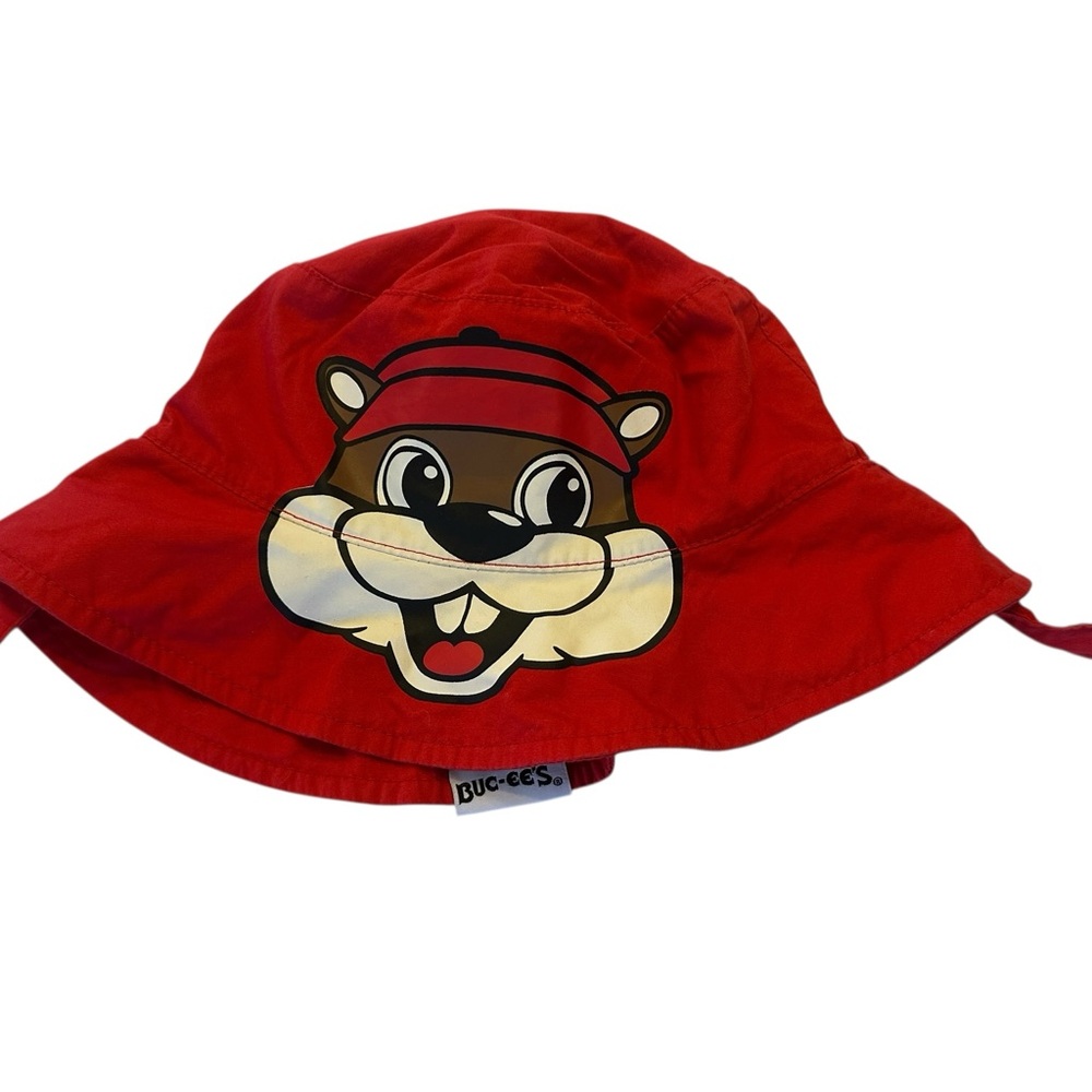 Buc-ees Reversibles Red Bucket Hat - Toddler